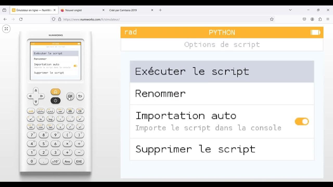 Tutoriel python numworks vid o 2 les fonctions youtube