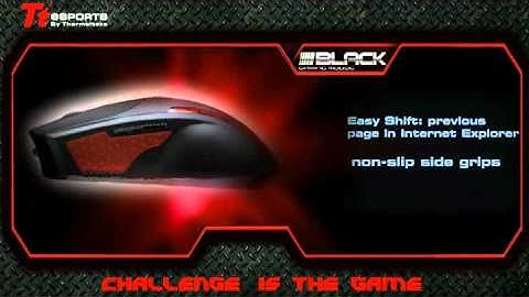 Tt eSPORTS BLACK Gaming Mouse - Features