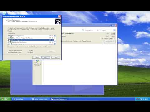 How to Uninstall Outlook Express Windows XP