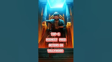 TOP 5 HIGHEST PAID ACTORS IN TOLLYWOOD #shorts #thalapathyvijay #rajinikanth #prabhas #alluarjun