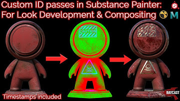 Custom ID Passes in Substance Painter for Look Development & Compositing