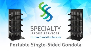Specialty Store Services Portable Single-Sided Gondola | Product Spotlight