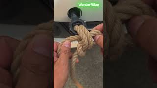 Practical Trailer Hitch Tie #worker #process #engineering #knots #recovery