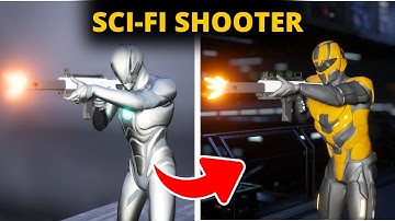 Hoe maak je een GEKKE Sci-Fi shooter game in 12 minuten!