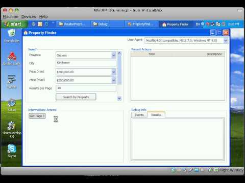 Property search tool (C#.NET) - Initial prototype