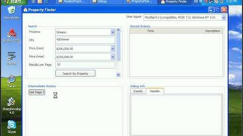 Property search tool (C#.NET) - Initial prototype