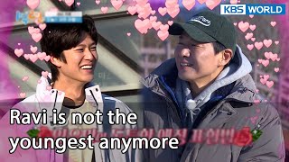 Ravi is not the youngest anymore (2 Days & 1 Night Season 4 Ep.114-4) | KBS WORLD TV 220306
