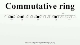 Commutative ring