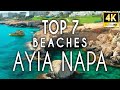 TOP 7 Ayia Napa Beaches 4К |  Cyprus 2021
