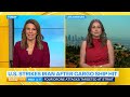 U.S. launches fresh strikes on Iran despite ceasefire | 9 News Australia