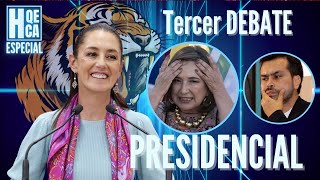 #UltimaHora | #HQECA | 3er #DebatePresidencial2024!! #Claudia hace pedazos a #Xochitl y #Maynez!!