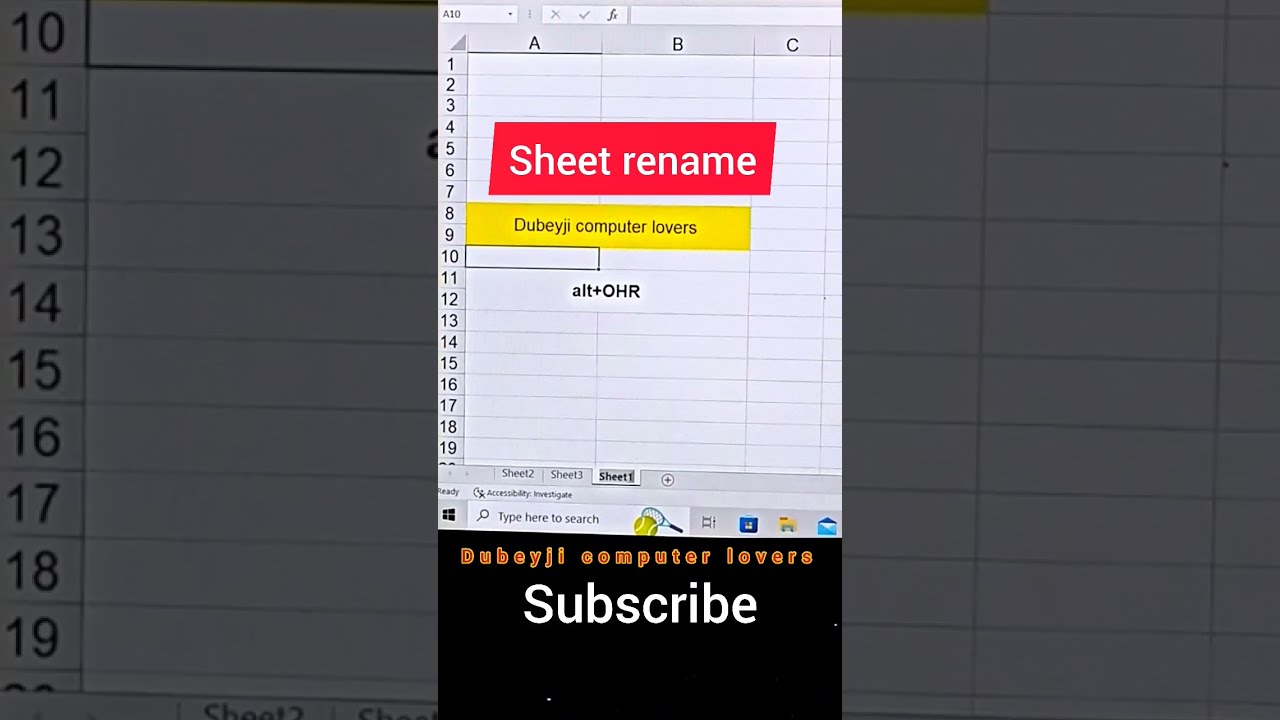 Sheet Rename In Excel How To Rename Sheet In Excel excel Sheet Rename In Excel How To Rename Sheet In Excel excel