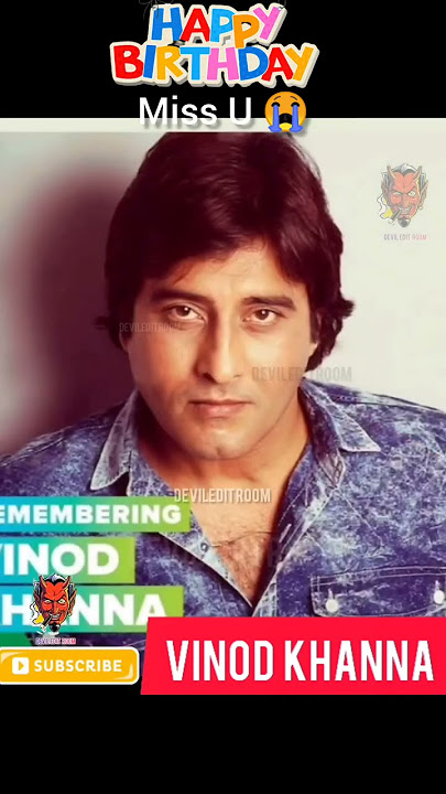 Late Vinod Khanna Birthday Life Journey 1946-2017 #vinodkhannaji #Shorts #youtubeshorts