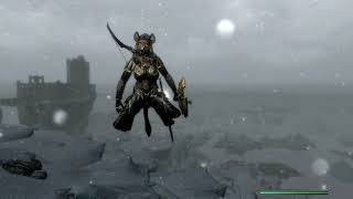 Skyrim rare flying technique