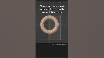 How to make chains in Blender #shorts #Blender