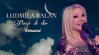 Ludmila Balan - Poezii de dor Versuri (Original Lyrics)