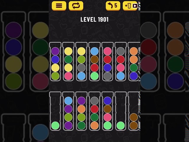 Ball Sort Puzzle】Level.1901 - YouTube