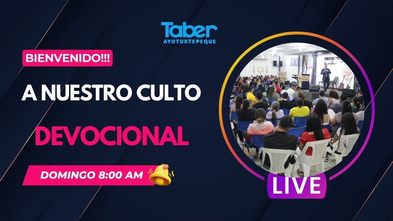 EN VIVO | Culto devocional. Domingo 19 de Mayo 8:00 am 2024. - YouTube
