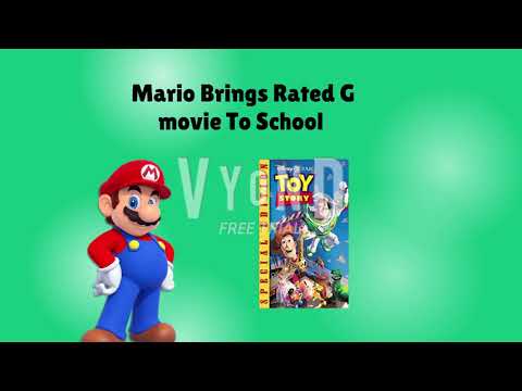 old-video:-the-adventures-of-super-mario-s1-e1:-mario-brings-rated-g-movie-to-school