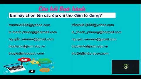 LUYỆN TẬP TIN HỌC 5 IC3 SPARK  CHỦ ĐỀ 1  THƯ ĐIỆN TỬ