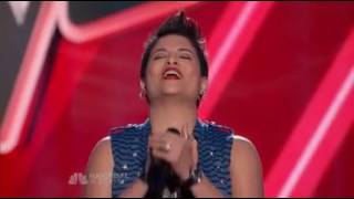 the voice usa - Karina Iglesias  4 season funny moment