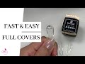 Howto full cover tips fast  easy with these pro tips  builder gel finished