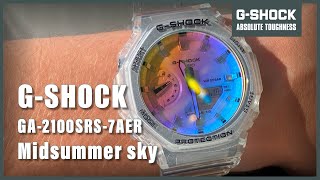 Unboxing the new G-Shock GA-2100SRS-7A