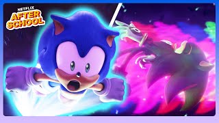 Friend or Foe? Sonic \& Shadow Unite! 💥⭐ Sonic Prime | Netflix After School