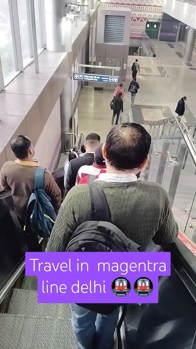 Delhi Metro Janakpuri To Botanical Garden Delhi Metro magentra line janakpuri west to botanical Garden 😎😎please