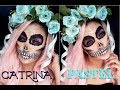 CATRINA Pastel Gotica Economica 💀 /️🎨  Pastel Goth Sugar Skull Makeup tutorial | auroramakeup