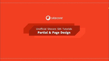 SXA partial and page design basics
