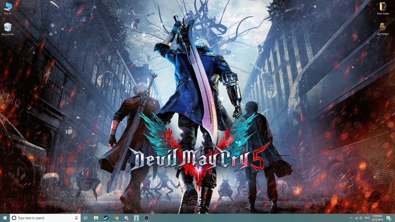 Wallpaper Engine Devil May Cry 5 Theme 1080p60fps Youtube
