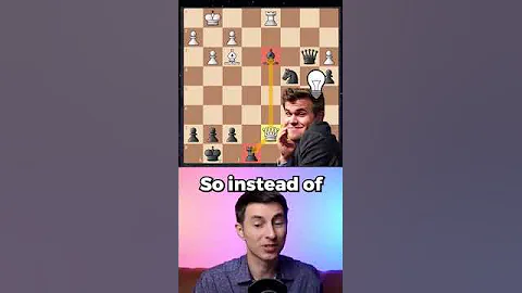Carlsen Plays A Brilliant Move, But Why？ GcvxbCTzOQ4