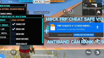 H@ck FF OB51 | Mod Menu FRP CHEATS V 12 Auto Headshot, Aimbot, ESP Định Vị, Antiban 100%