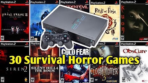 Best 30 Survival Horror Games for PS2