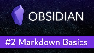 Obsidian Tutorial (German) #2 - Markdown Basics