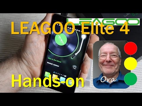 LEAGOO ELITE 4 1.0GHz Quad Core 5.0 Inch IPS HD Screen 4G LTE Smartphone - Hands-on Review