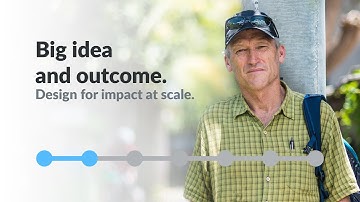 Big idea & outcome - Design for impact at scale, 2 of 7