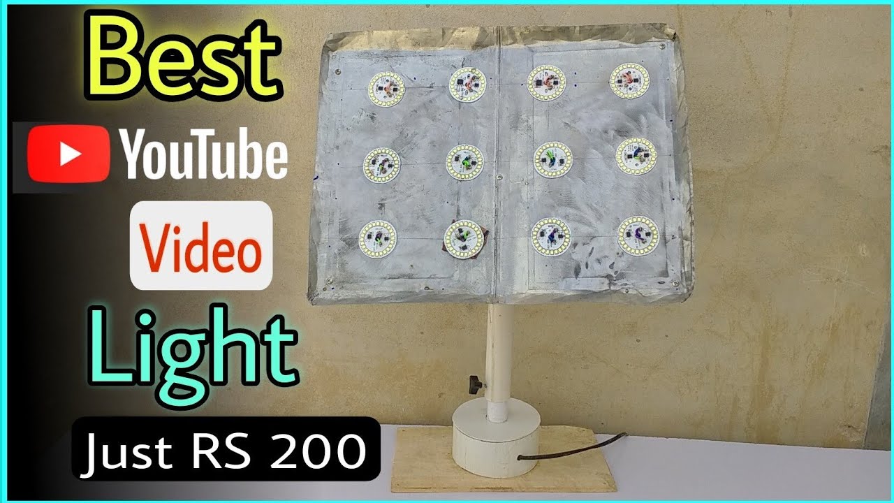 How to Make Super Bright Led Light Panel || Softbox Light for YouTube ...