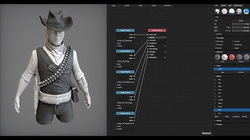 Texturing a Cowboy | ArmorPaint 0.5
