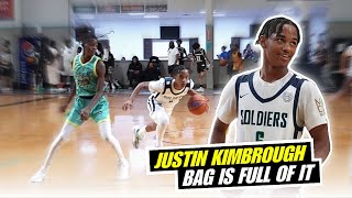 THIS 8TH GRADER IS A HUMAN JOYSTICK!! Justin Kimbrough Was Taking Defenders Ankles
