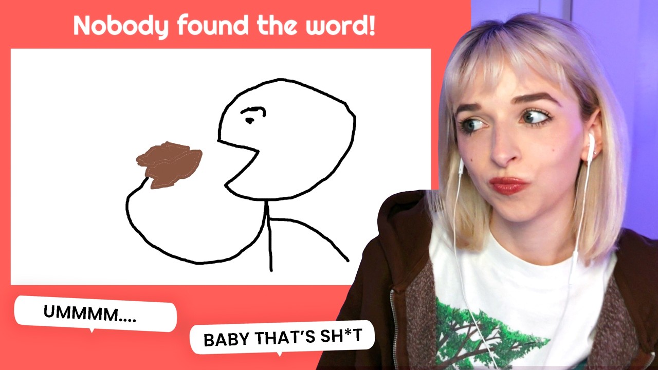 Я играю в "Пиктограмму" со своими зрителями, но у них это плохо получается.