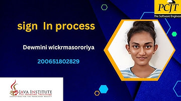 web programming| java instate  for advanced technology | Sign in Process| Task 03