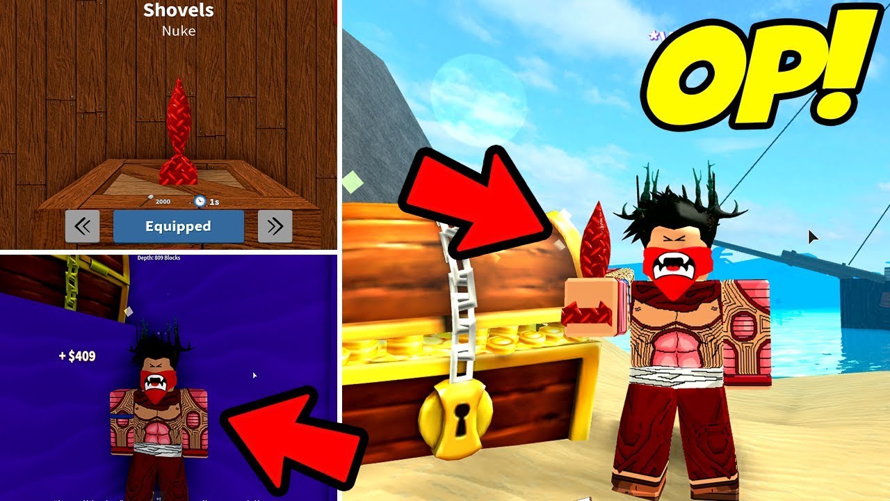 Digging To The Bottom With The Drill In Roblox Treasure Hunt Simulator By Gravycatman - roblox treasure hunt simulator dual scoops