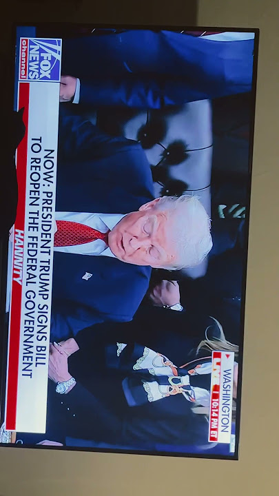 Trump sign bill to reopen the federal government #414