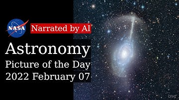 APOD: 2022-02-07 - NGC 4651: The Umbrella Galaxy (Narrated by Emma)