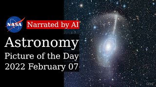 APOD: 2022-02-07 - NGC 4651: The Umbrella Galaxy (Narrated by Emma)