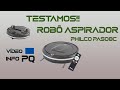 Teste Robô Aspirador de Pó Philco PAS08C Função Aspirador de Pó em Funcionamento