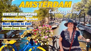 SHOPPING THE WATERLOOPLEIN MARKET | Exploring Amsterdam | Antique Shopping | We Found A KEEPER!