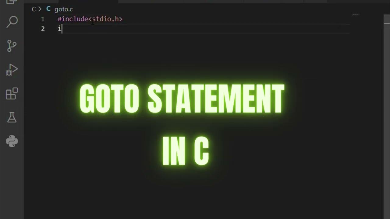 goto Statement in C - YouTube